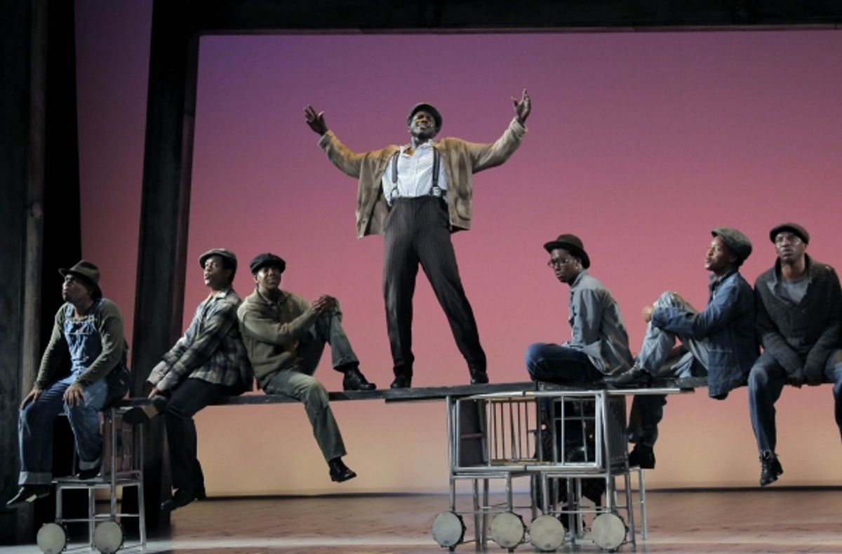 Joshua Henry and the company at 